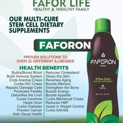 Faforon Liquid Stem Cell – 540ML