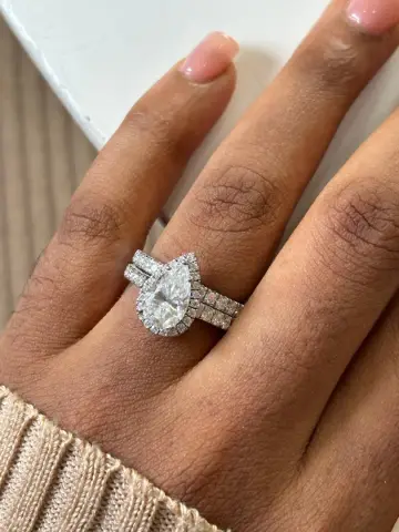 Porsha Moissanite Bridal ring