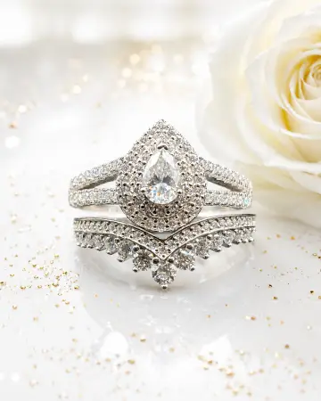 Royalty Moissanite Bridal Set