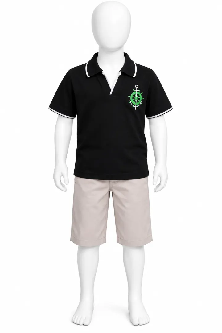 Incity boys black polo