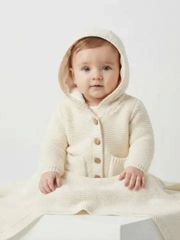 Baby George hooded cardigan