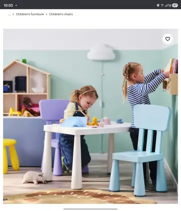 Mammut square table Ikea