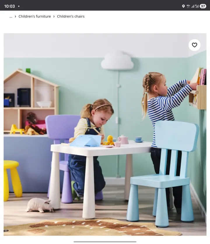 Mammut square table Ikea