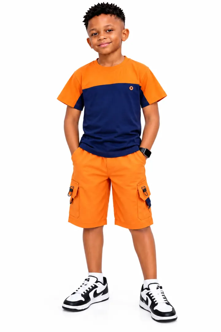 Incity 2pcs boys orange set