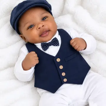 Baby  Boy Occasion Bib