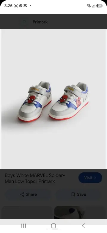 Spiderman trainers