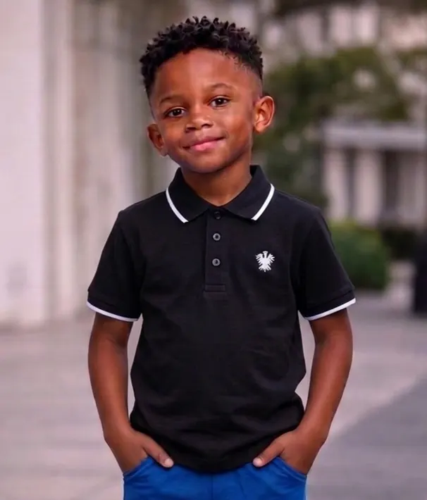 Wanex polo Blu/Bla b3-8yrs