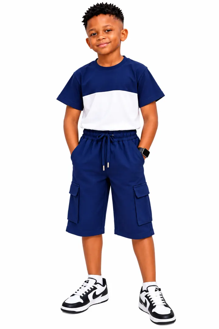 Incity 2pcs boys blue set