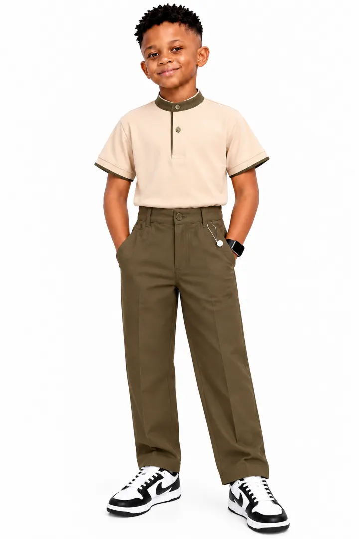 Incity brown/grey 2pcs  boysset