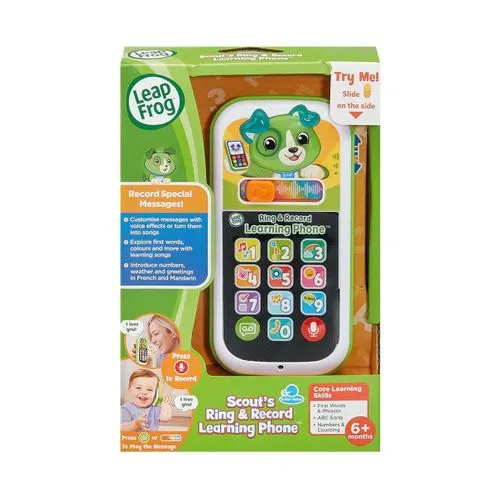 Leapfrog scouts ring & record learning phone
