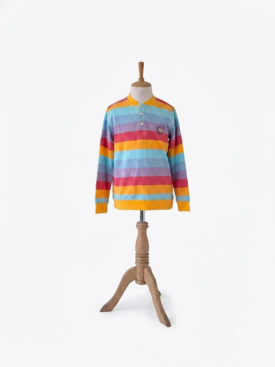 Wanex B red/blue stripe lonsleeve