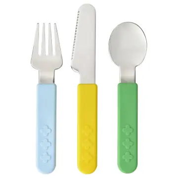 smaska colored cutlery set for kids