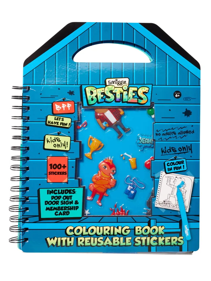 Smiggle colouring book