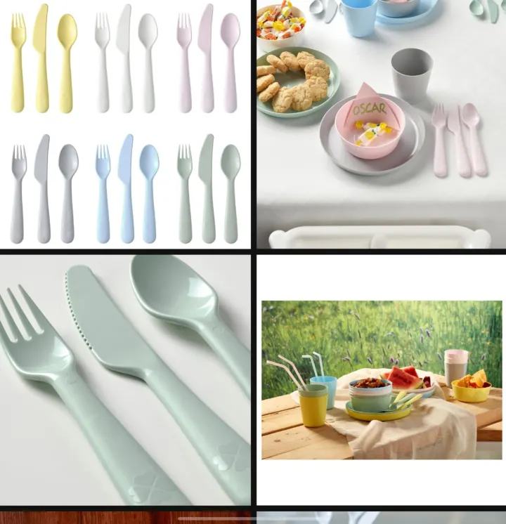Kalas children mixed colours cutlery set (18 pieces)