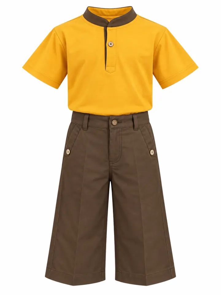 Incity 2pcs boys yellow/grey sets
