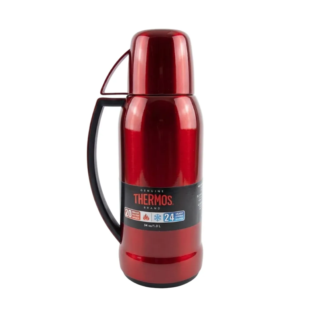 Thermos plastic flask