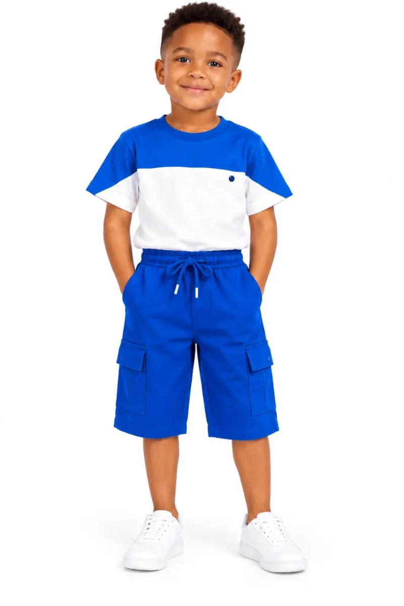 Incity 2pcs blue/cream boys set
