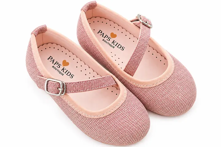 Papkids pink balley shoe 26-31