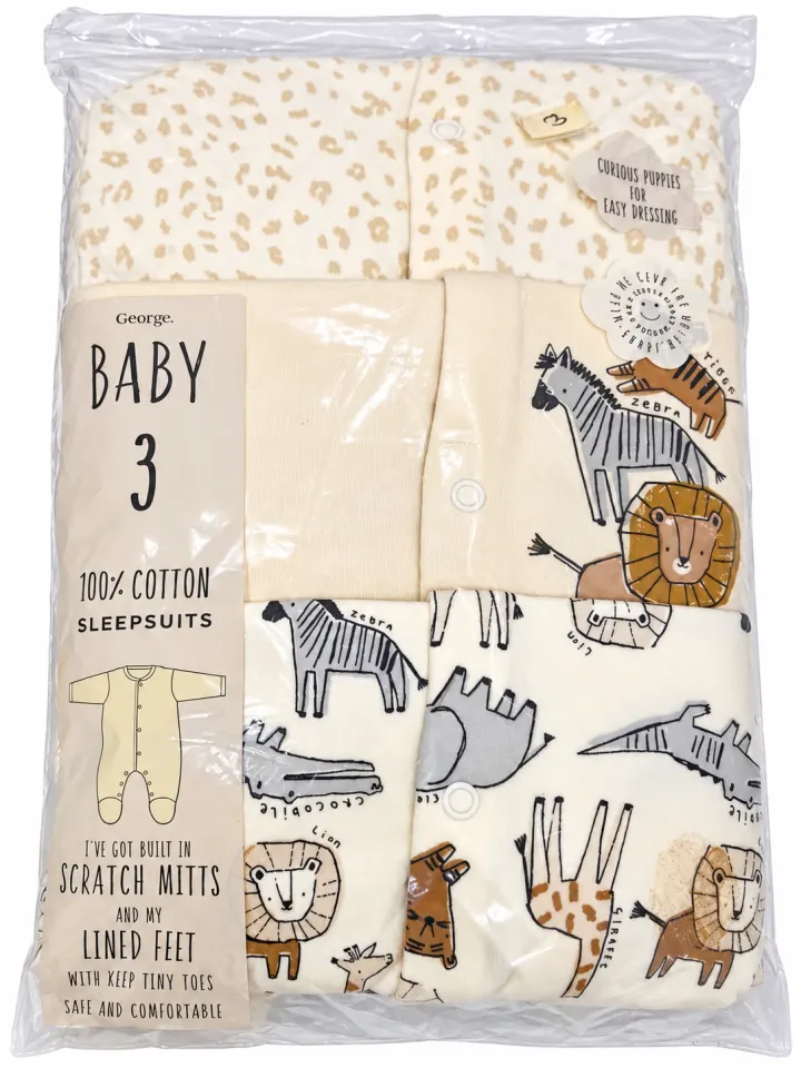 George sleepsuit neutral