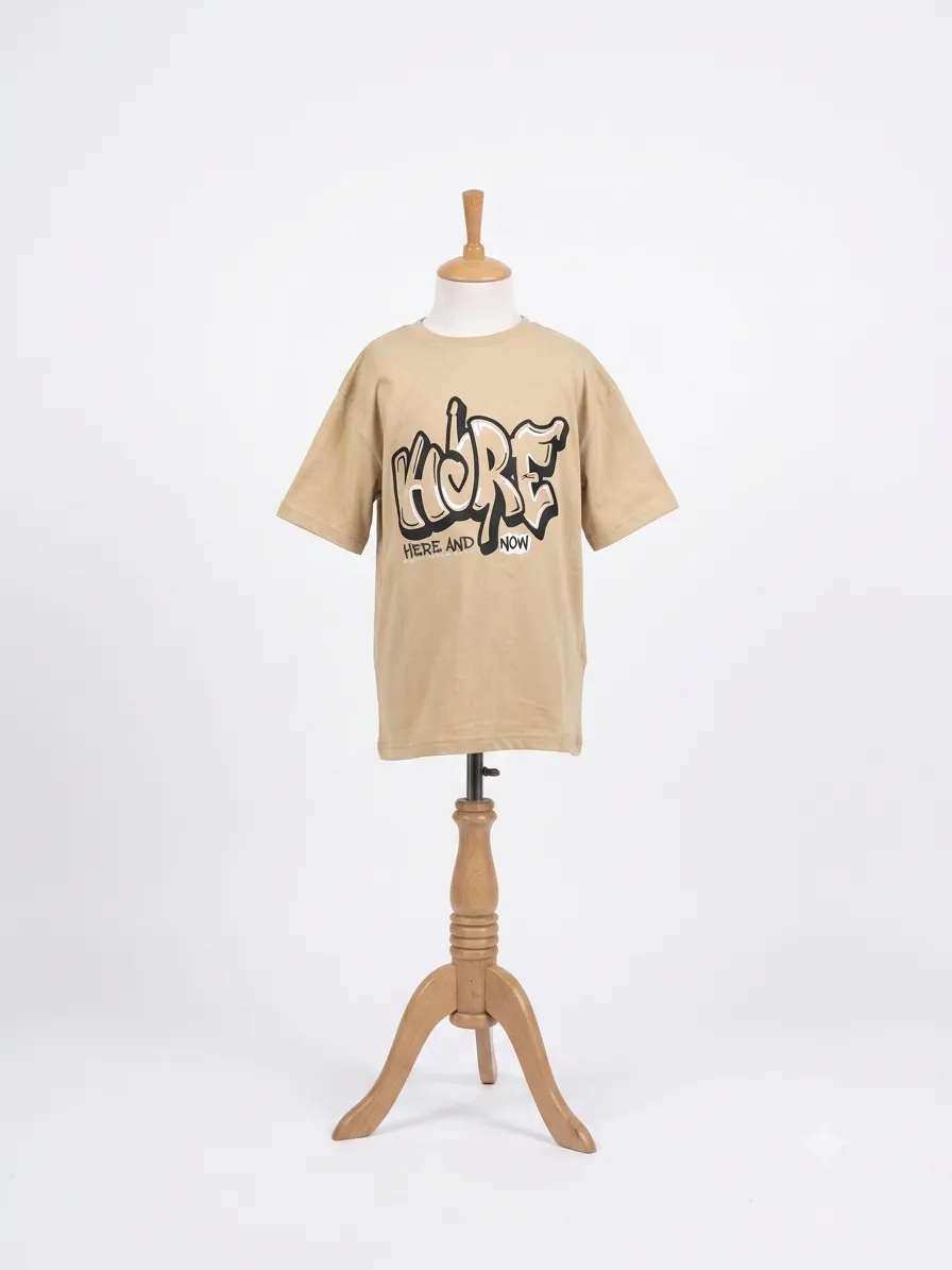 Wanex Tshirt brown B8-13yrs