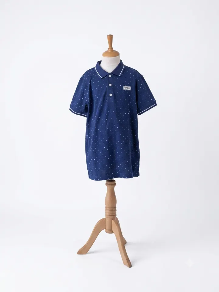 Wanexbluepolo doted Btop7-12yrs