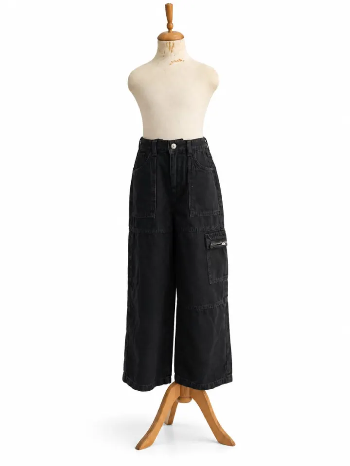 Pri Black Jeans wideleg