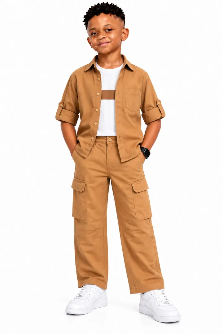 incity 3pcs set brown2-7yrs