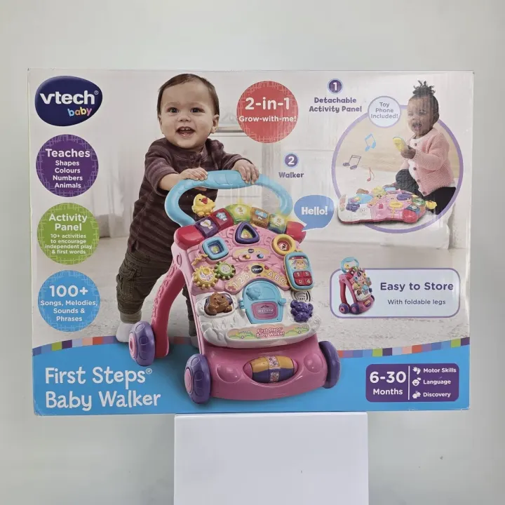 Vtech MY 1st step baby walker pink