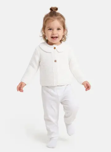 Baby White Cardigan