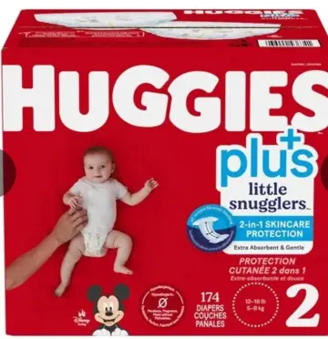 Huggies (little snugglers) Big size 2 Diapers Couches,174.