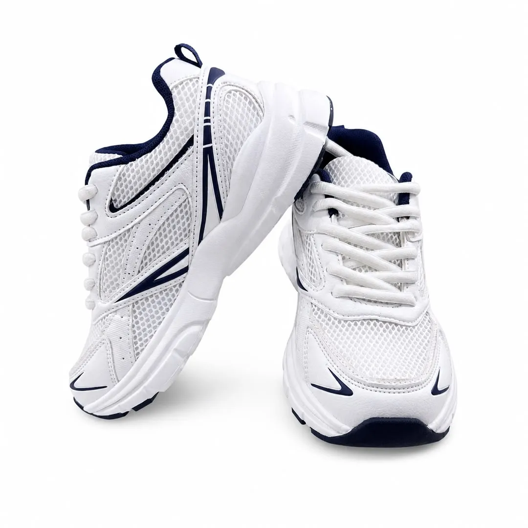 Chunky white trainers