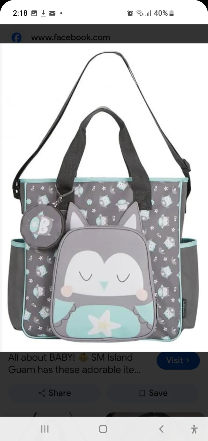 Baby boom Elephant /owl face print