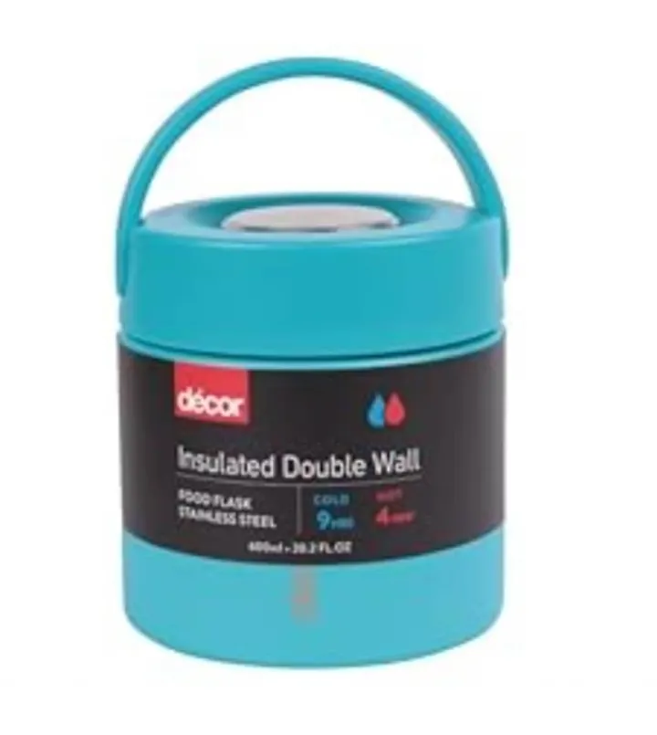 Decor food flask 600ml grey
