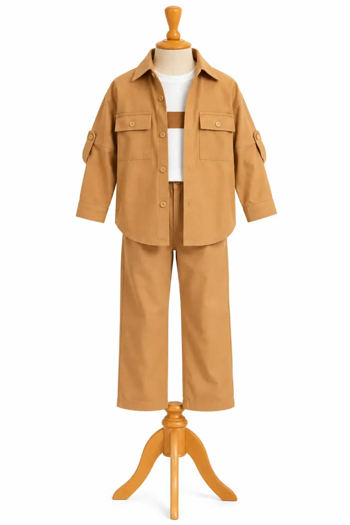 Incity 3pcs brown set8-15yrs