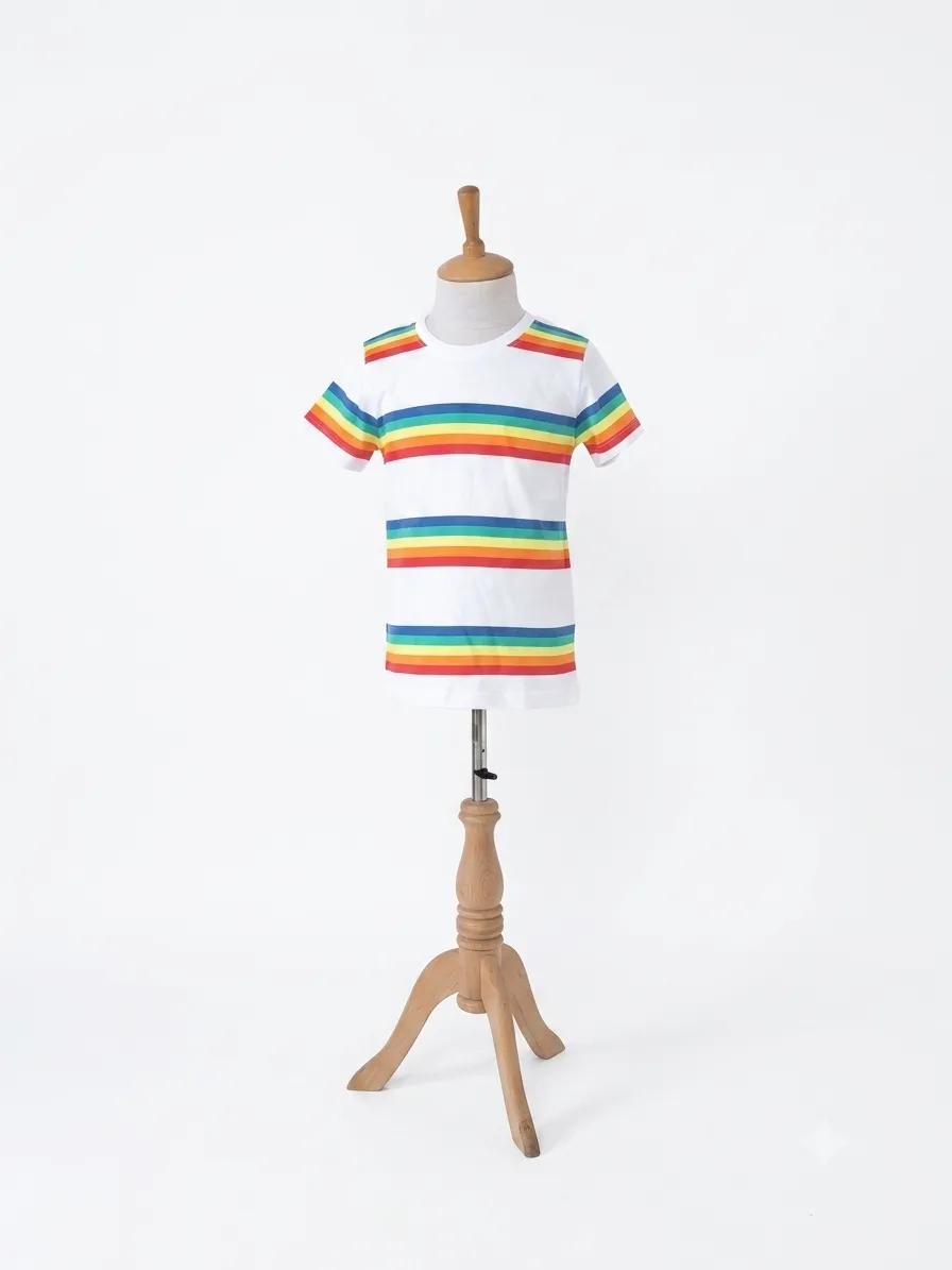 Wanex rainbow shirt B3-8yrs