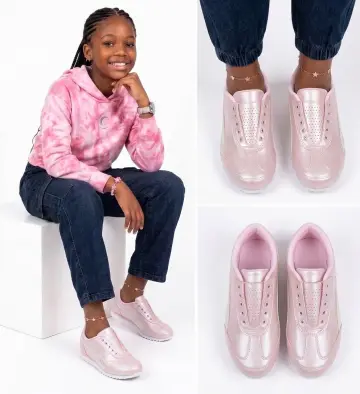 Justice Girls Slip-on Arthletic Sneakers