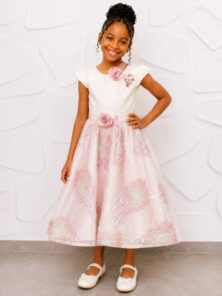 Beggi damask dress6-10yrs