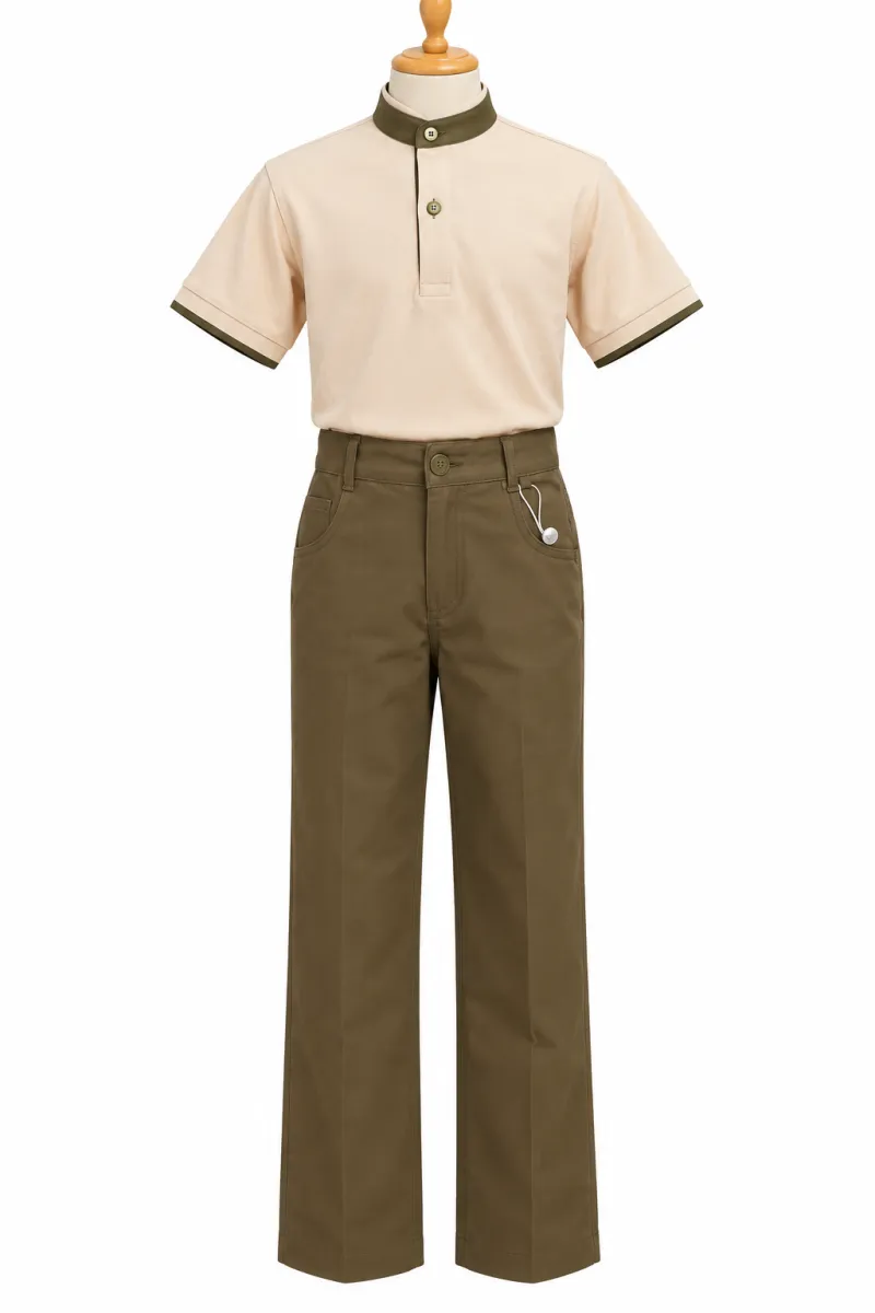 Incity brown/grey 2pcs  boysset