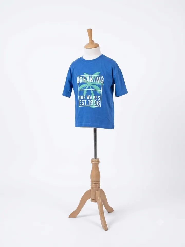 Wanex Tshirt Gre/Ora/Blu B2-7yrs