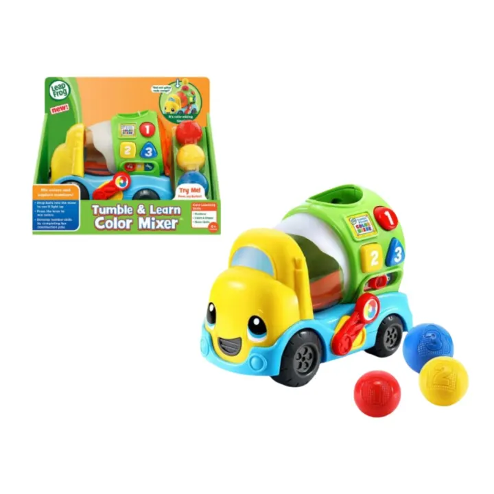 Leapfrog popping colour mixer truck
