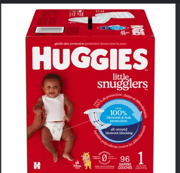 Huggies  little snugglers up to 6kg, 96 Diaper Couches, Size 1