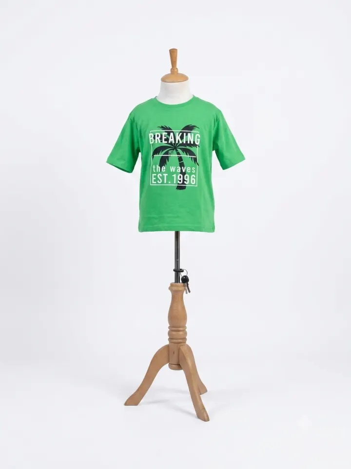 Wanex Tshirt Gre/Ora/Blu B2-7yrs