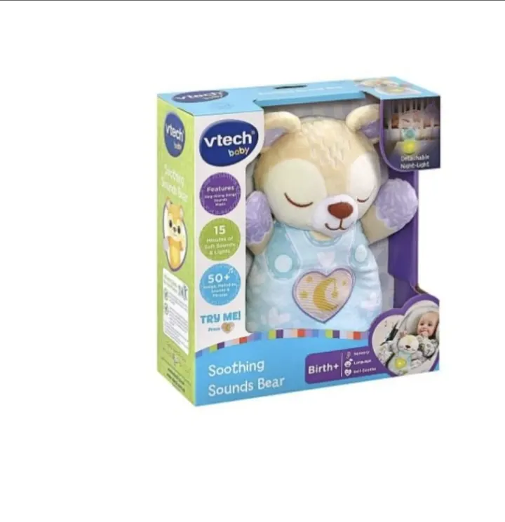 Vtech soothing sound bear blue
