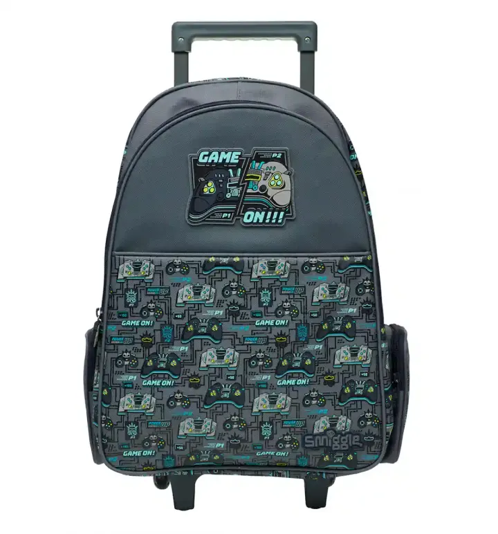 Smiggle stroller grey backpack