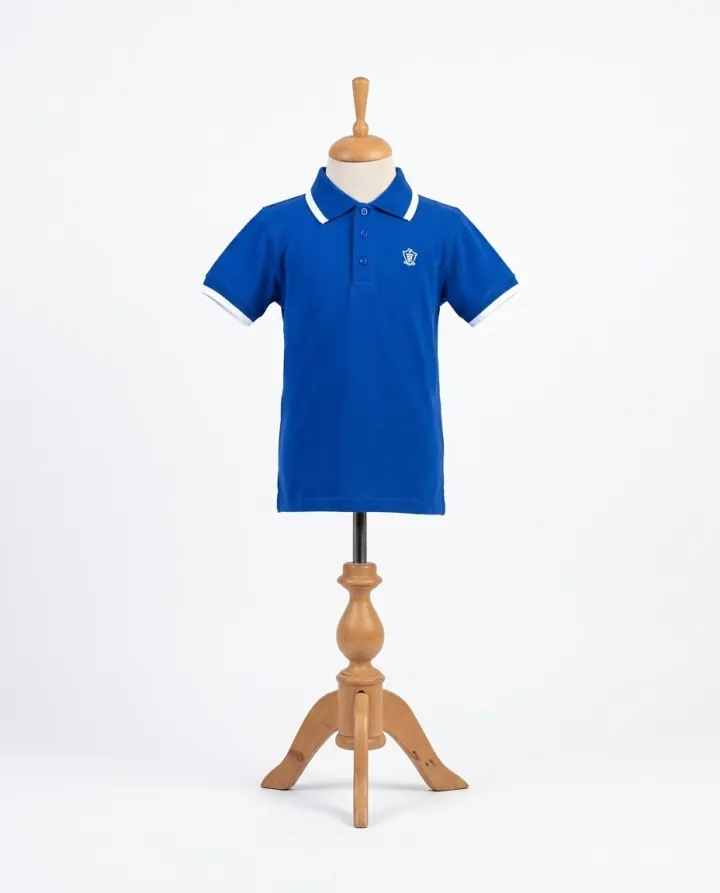 Wanex polo Blu/Bla b3-8yrs