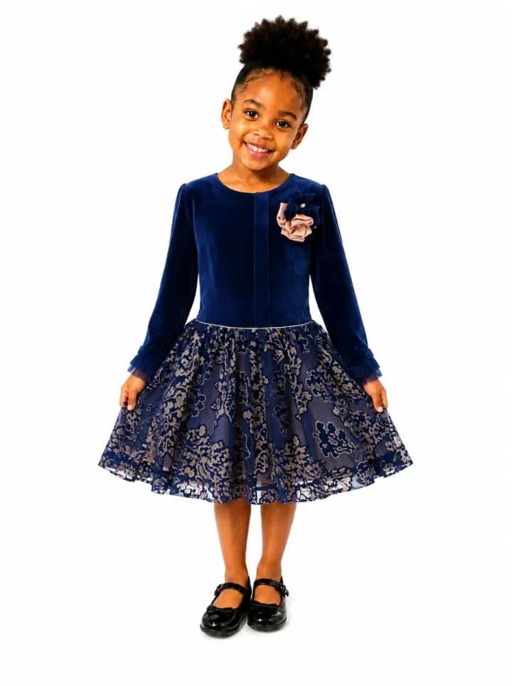 Mrs trendy blue dress