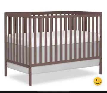 Dream On Me Synergy,5 in 1 Convertible Crib, Bam