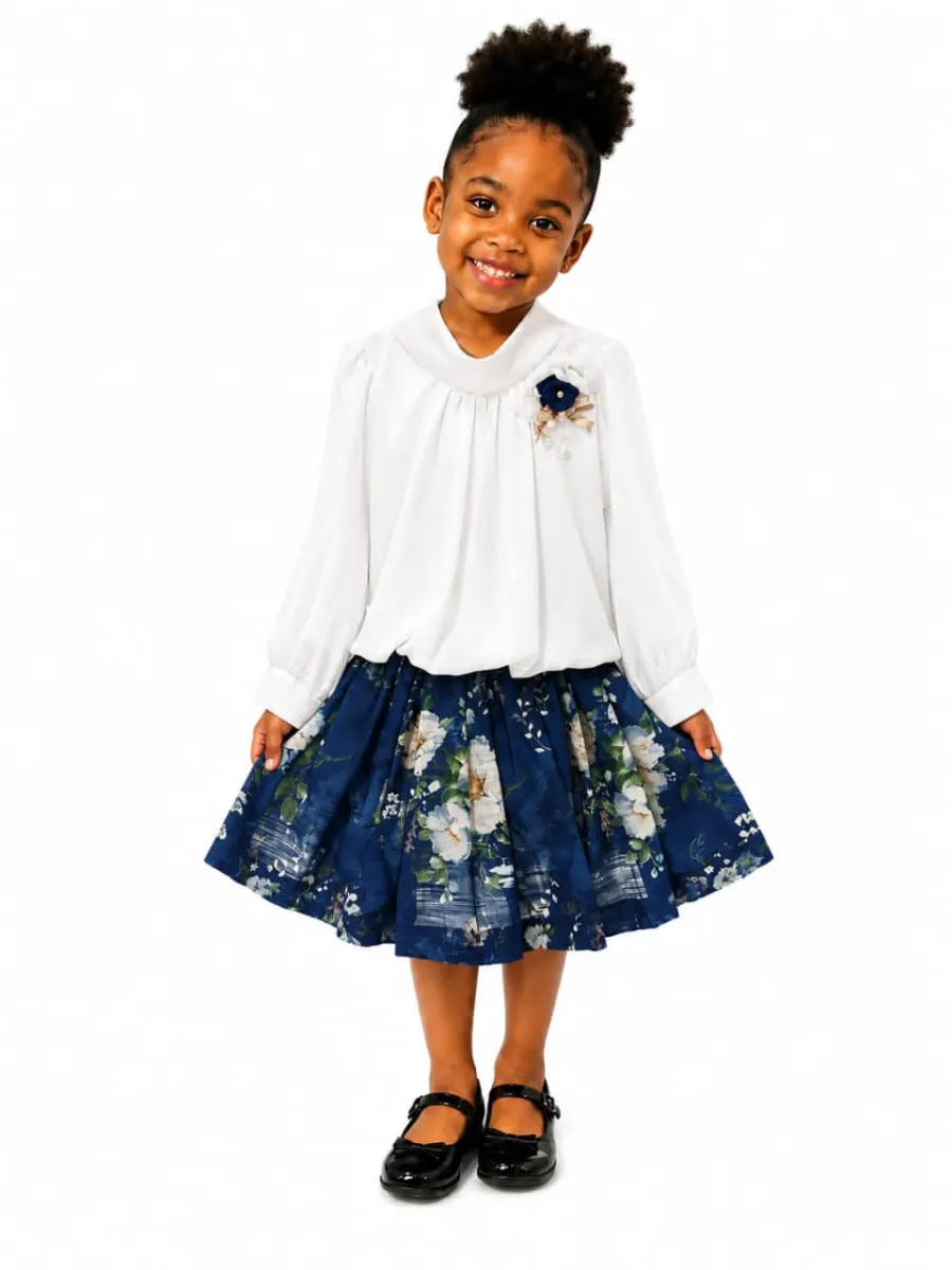 Miss trendy dress flower