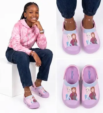 Frozen Girls Adjustable strap Clogs