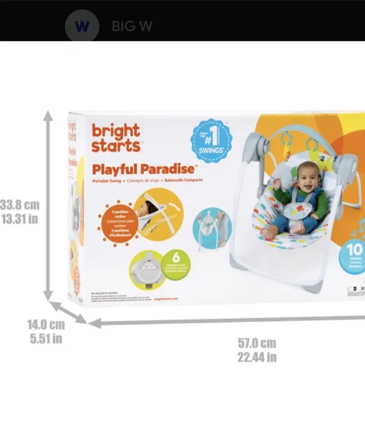Bright Start swing